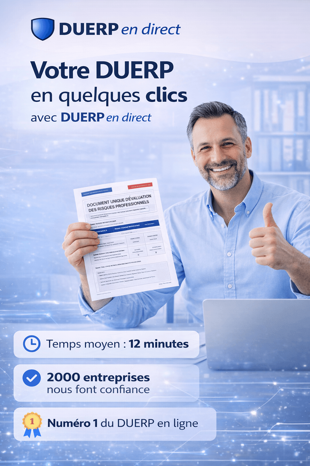 Logiciel DUERP en ligne : un entrepreneur a cr&eacute;&eacute; son Document Unique en 15 minutes